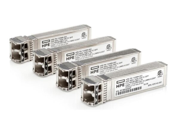 HPE MSA 16Gb Short Wave Fibre Channel SFP+ 4-pack Transceiver