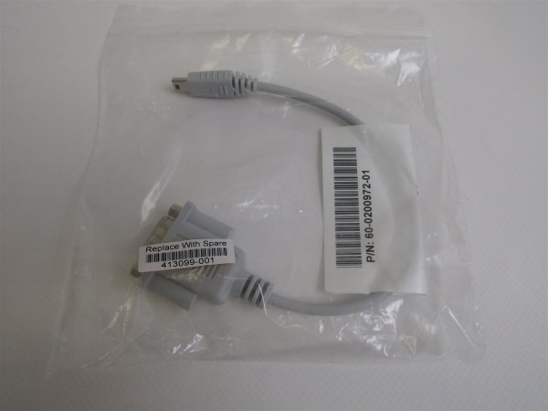 Adapter cable - Mini-USB to serial - 413099-001