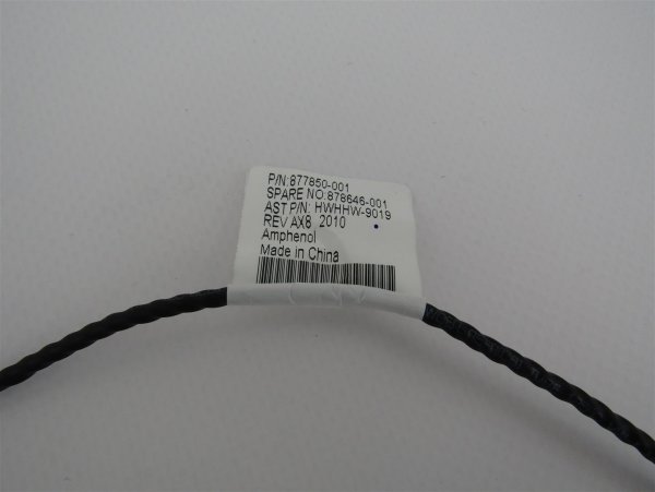 HPE 40cm 3-pin Power Cable f&uuml;r Cache Modul - 878646-001/877850-001/HWHHW-9019