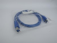 5 St&uuml;ck USB Kabel 1m USB 3.0  SuperSpeed blue