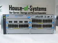 HP ProCurve 5406 ZL Modularswitch mit 8x 10Gb SFP+, 72x 1Gb PoE &amp; redundanten Netzteilen