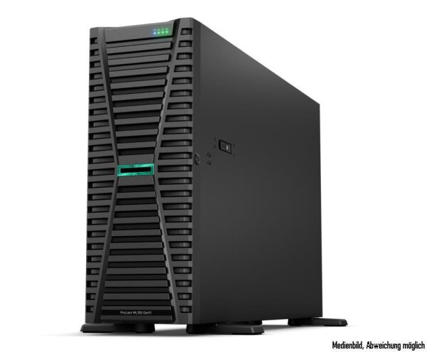 HPE ProLiant ML350 Gen11 Intel Xeon Silver 4410Y 2.0GHz 12-core 1P 32GB-R MR408i-o 8SFF 1000W RPS Server RENEW